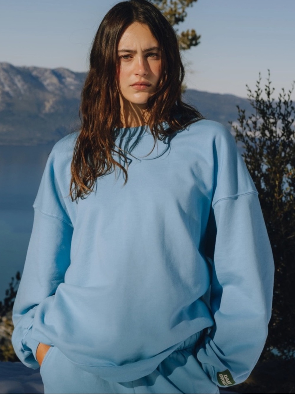 SOLD OUT NWT Daily Drills Light Blue Crewneck Sweatshirt